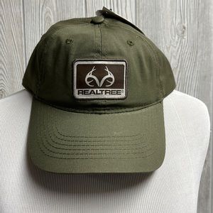 REALTREE Green Hunting Logo SnapBack Hat Cap NWT